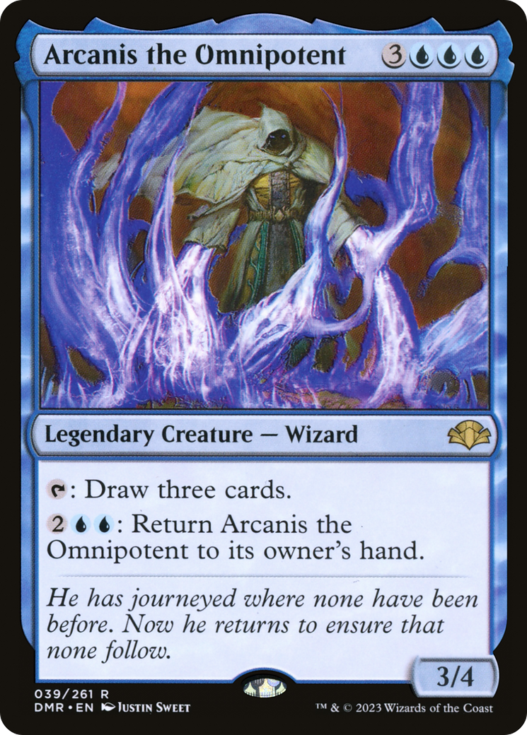 Arcanis the Omnipotent (039) Foil - Dominaria Remastered