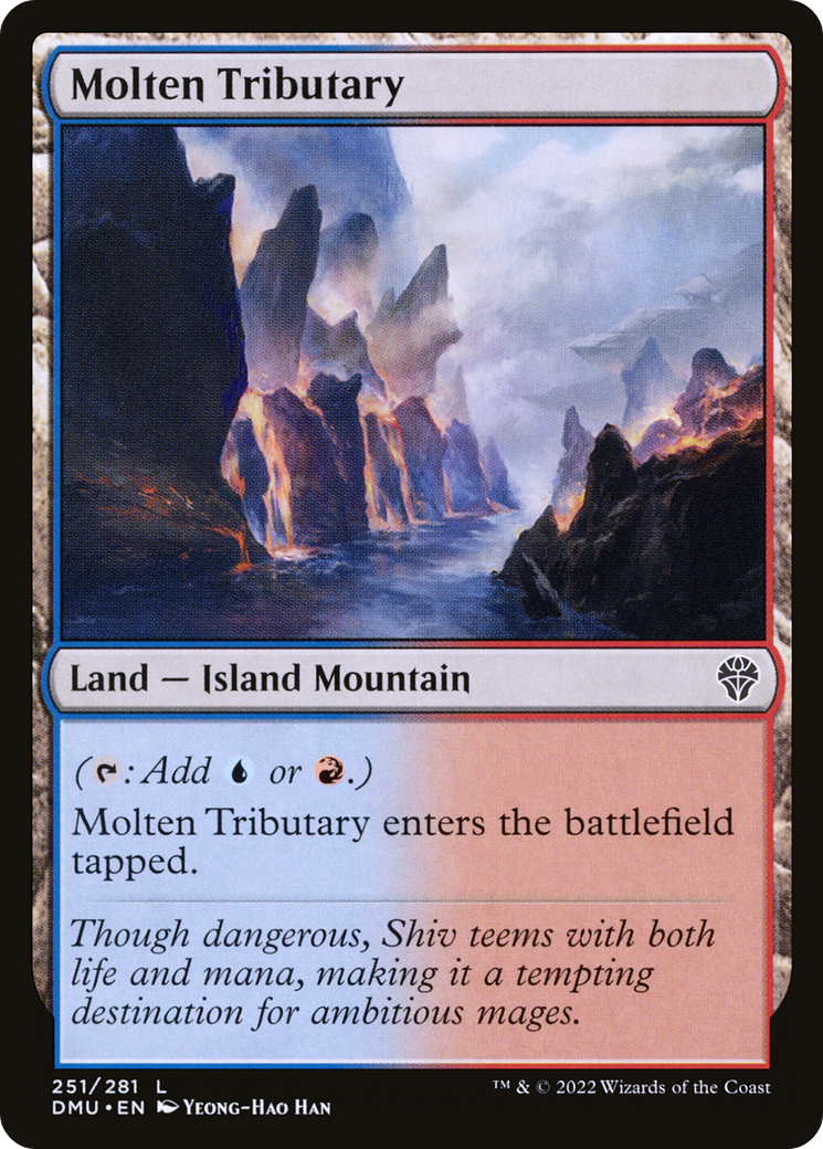 Molten Tributary (251) Foil - Dominaria United