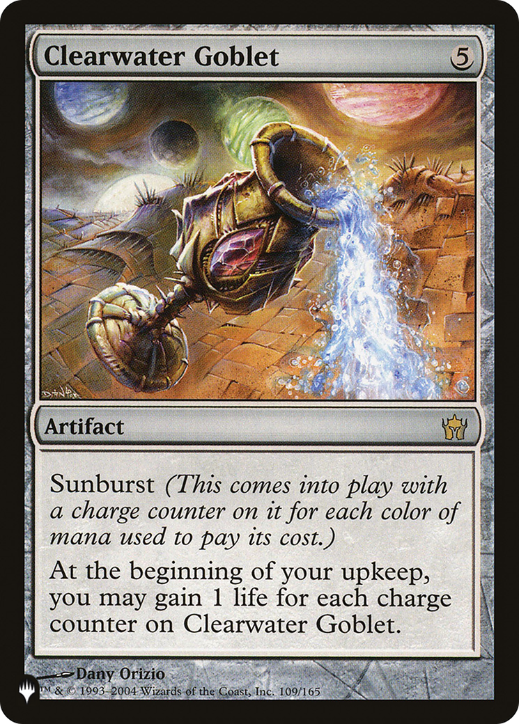 Clearwater Goblet (5DN-109) - The List