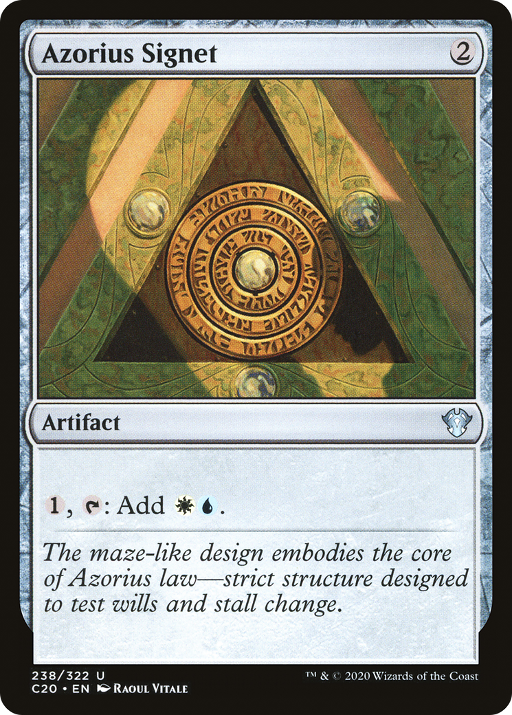 Azorius Signet (238) - Commander 2020