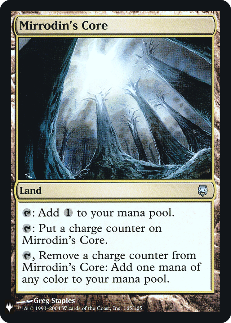 Mirrodin's Core (DST-165) Foil - The List
