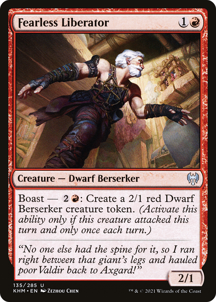 Fearless Liberator (135) Foil - Kaldheim