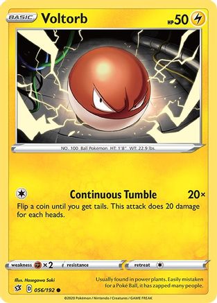 Voltorb (56) - SWSH02 Rebel Clash