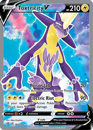 Toxtricity V (Full Art) (182) Holofoil - SWSH02 Rebel Clash