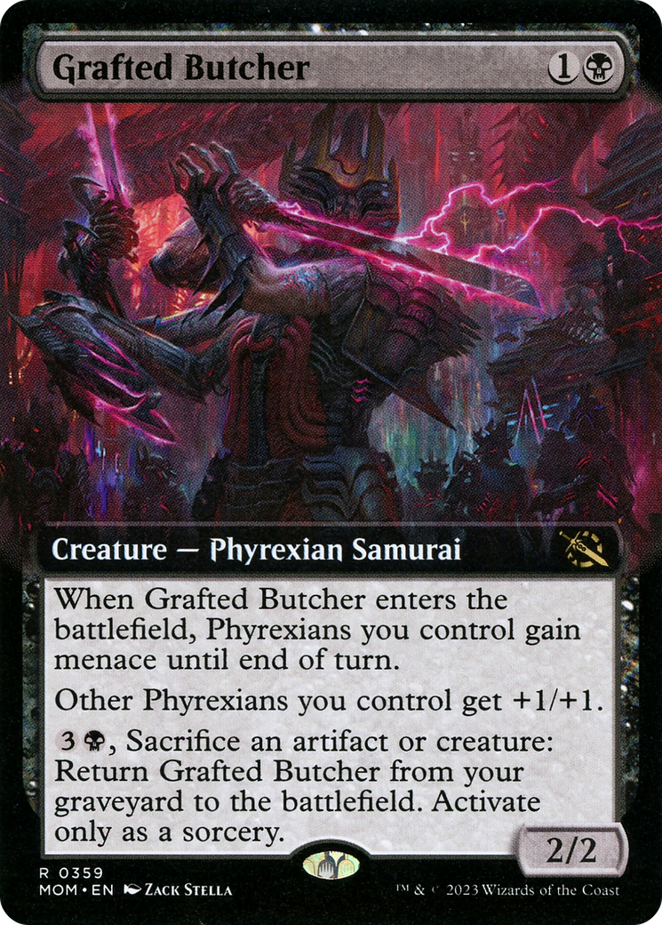 Grafted Butcher (Extended Art) (359) - March of the Machine