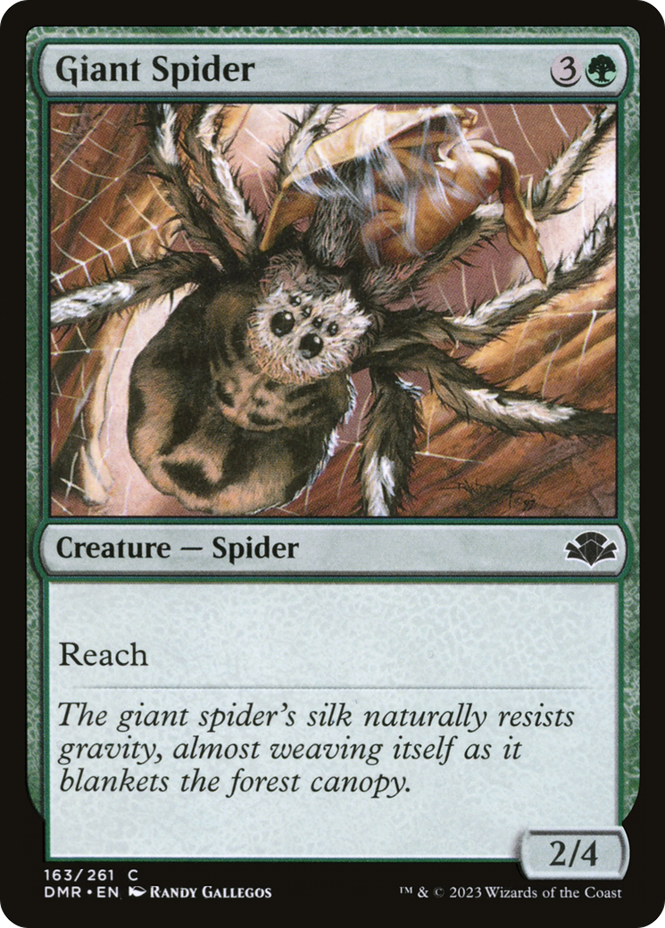 Giant Spider (163) Foil - Dominaria Remastered