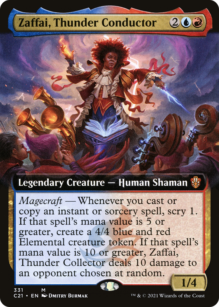 Zaffai, Thunder Conductor (Extended Art) (331) - Commander 2021