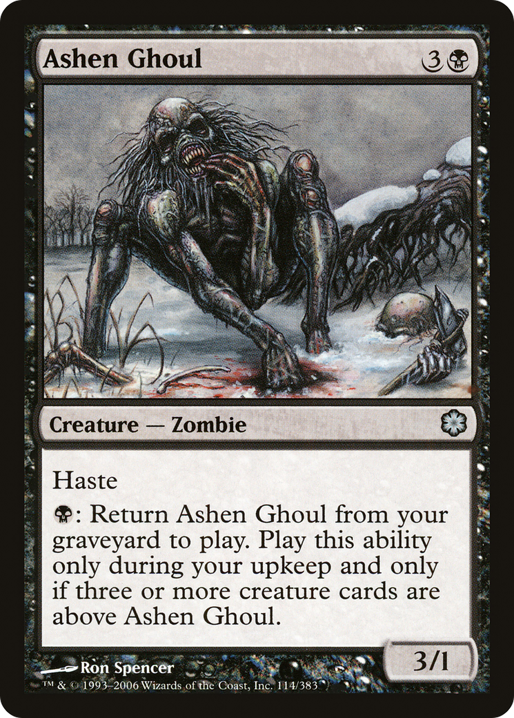 Ashen Ghoul (114) - Coldsnap Theme Decks