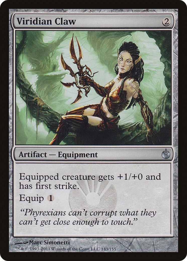 Viridian Claw (143) Foil - Mirrodin Besieged