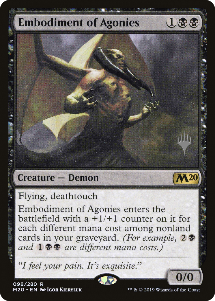 Embodiment of Agonies (98p) - Core Set 2020 Promos