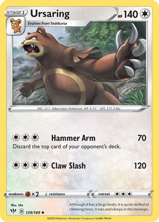 Ursaring (139) - SWSH03 Darkness Ablaze