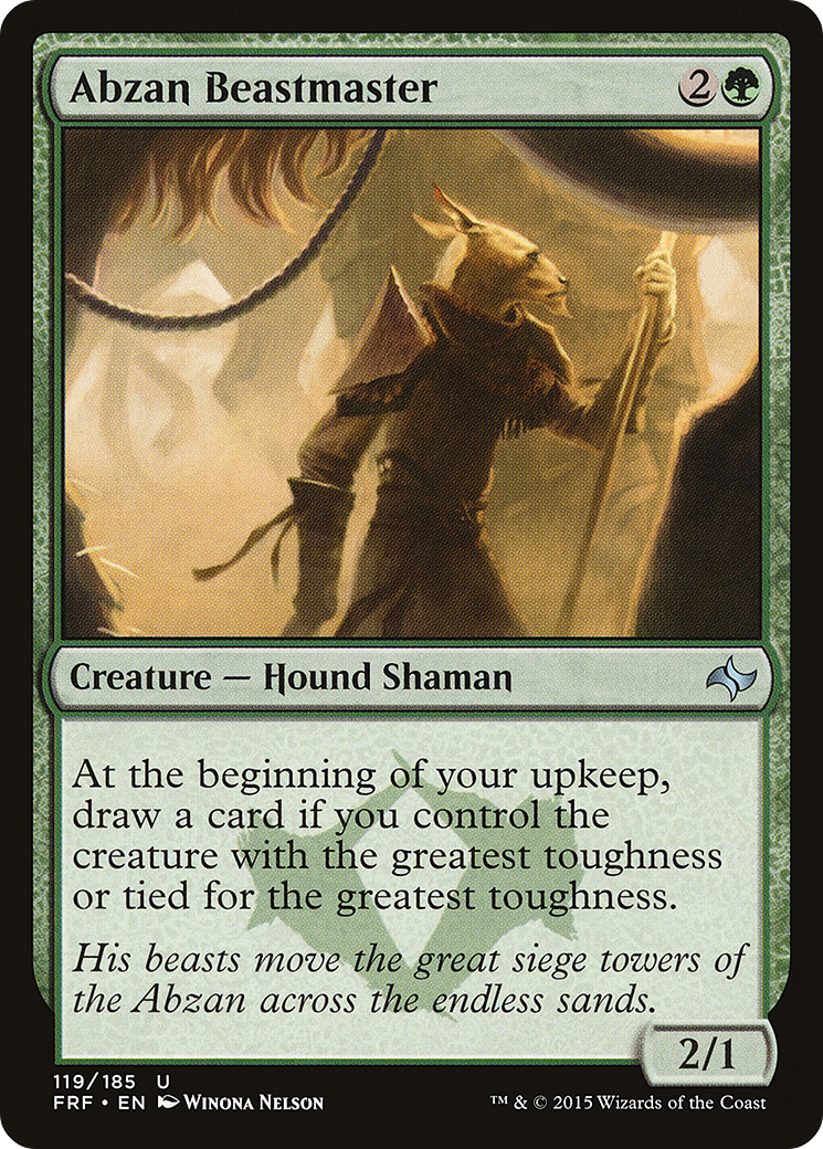 Abzan Beastmaster (119) - Fate Reforged