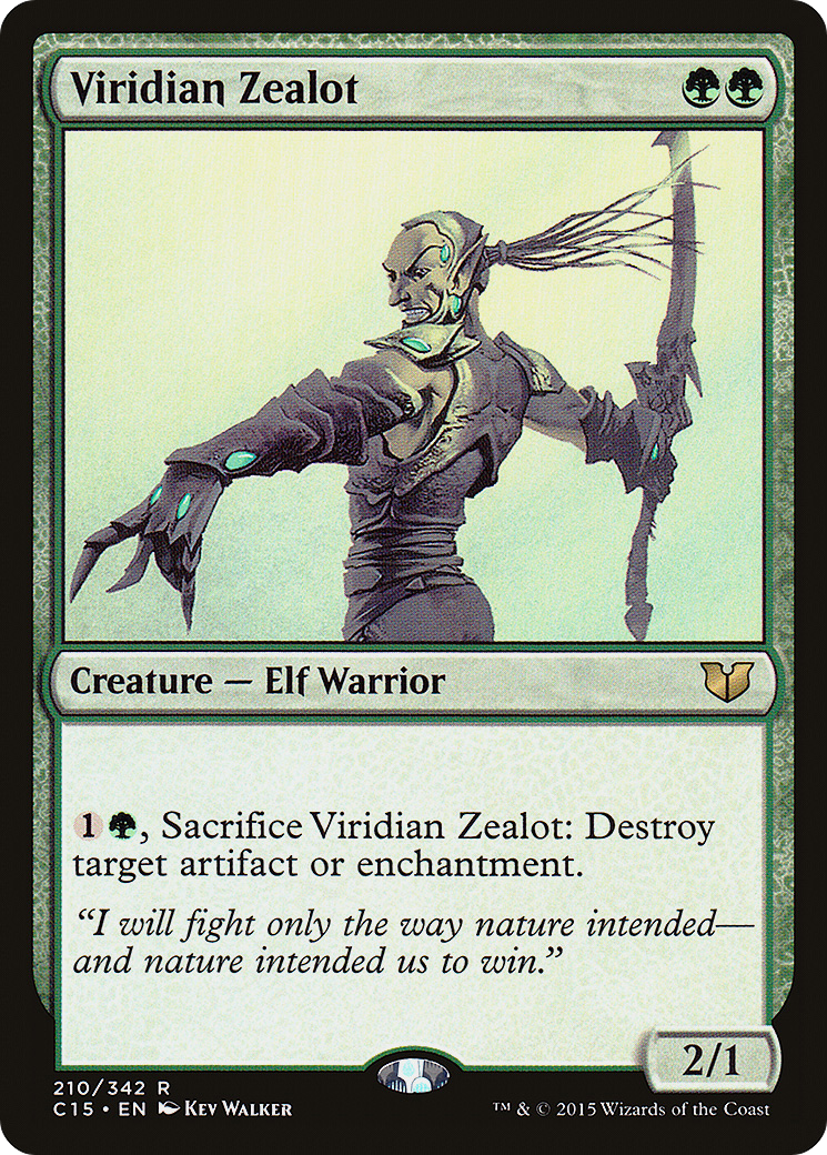 Viridian Zealot (210) - Commander 2015