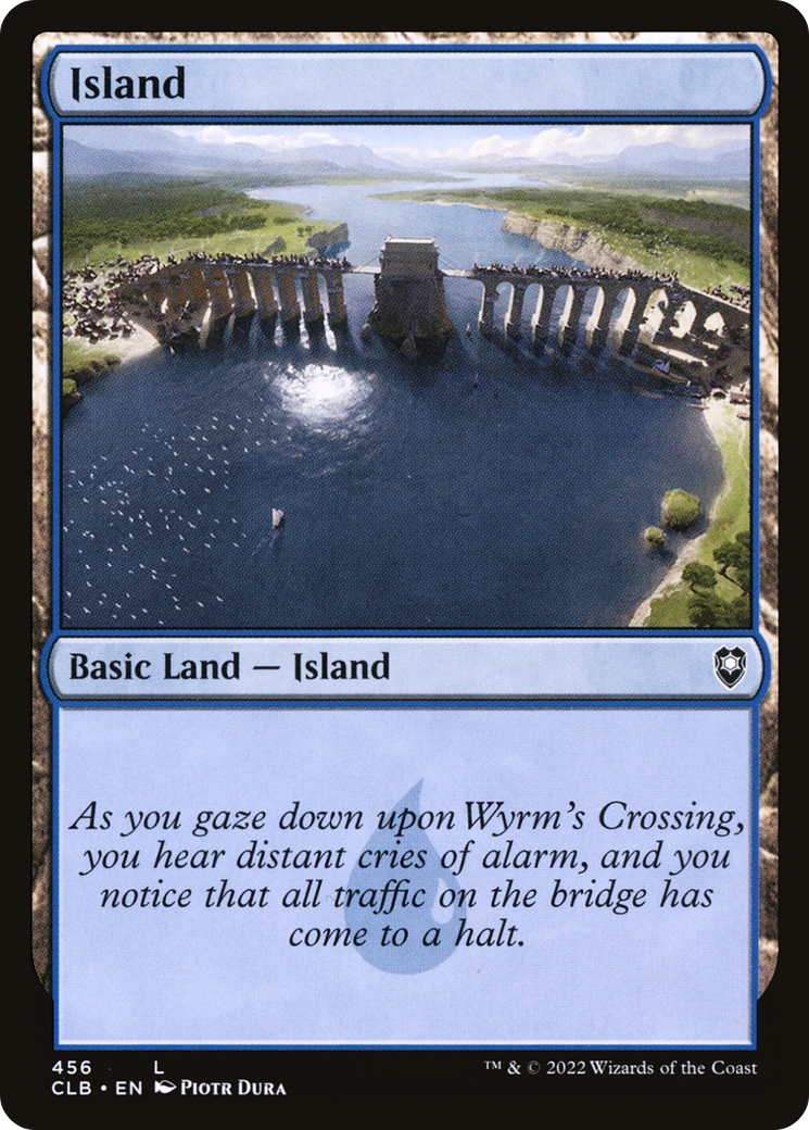 Island (456) Foil - Commander Legends: Battle for Baldur's Gate