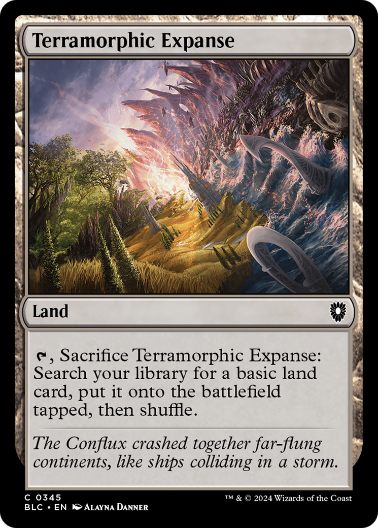 Terramorphic Expanse (345) - Bloomburrow Commander