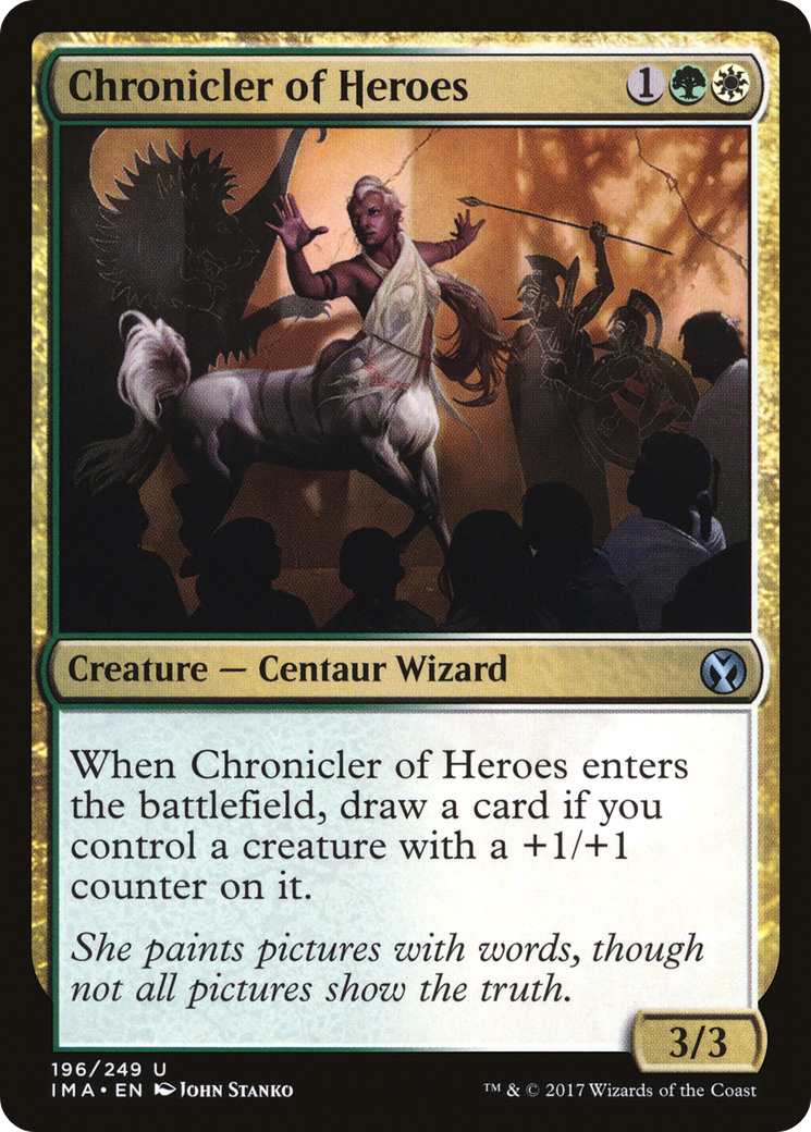 Chronicler of Heroes (196) Foil - Iconic Masters