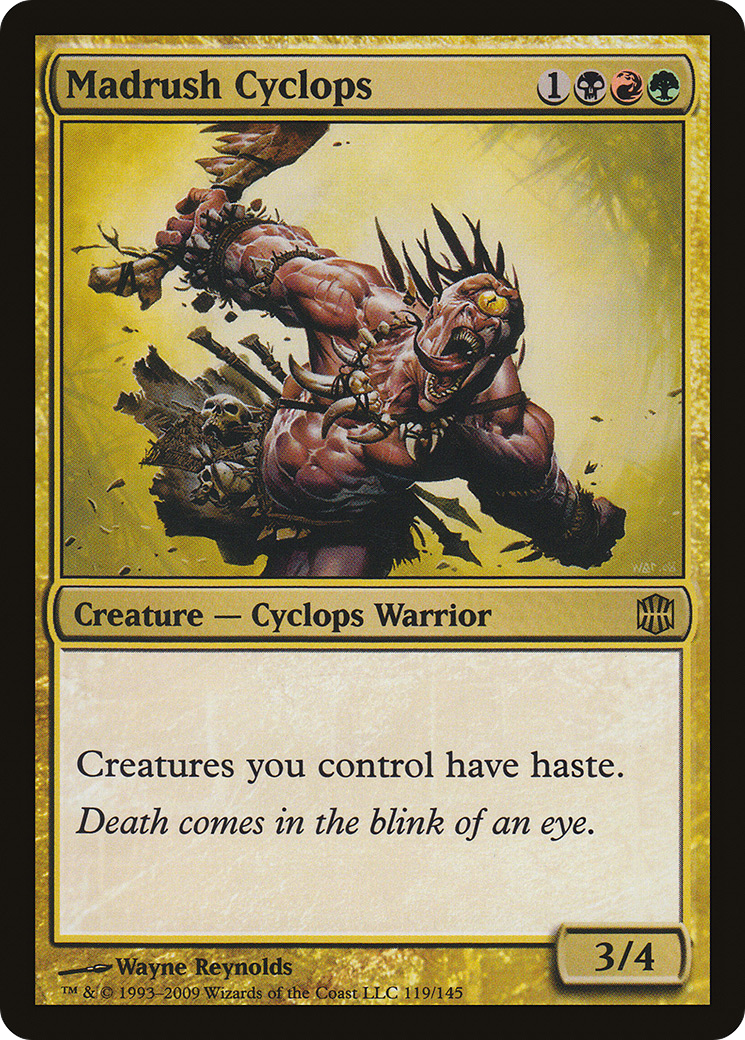 Madrush Cyclops (119) - Alara Reborn