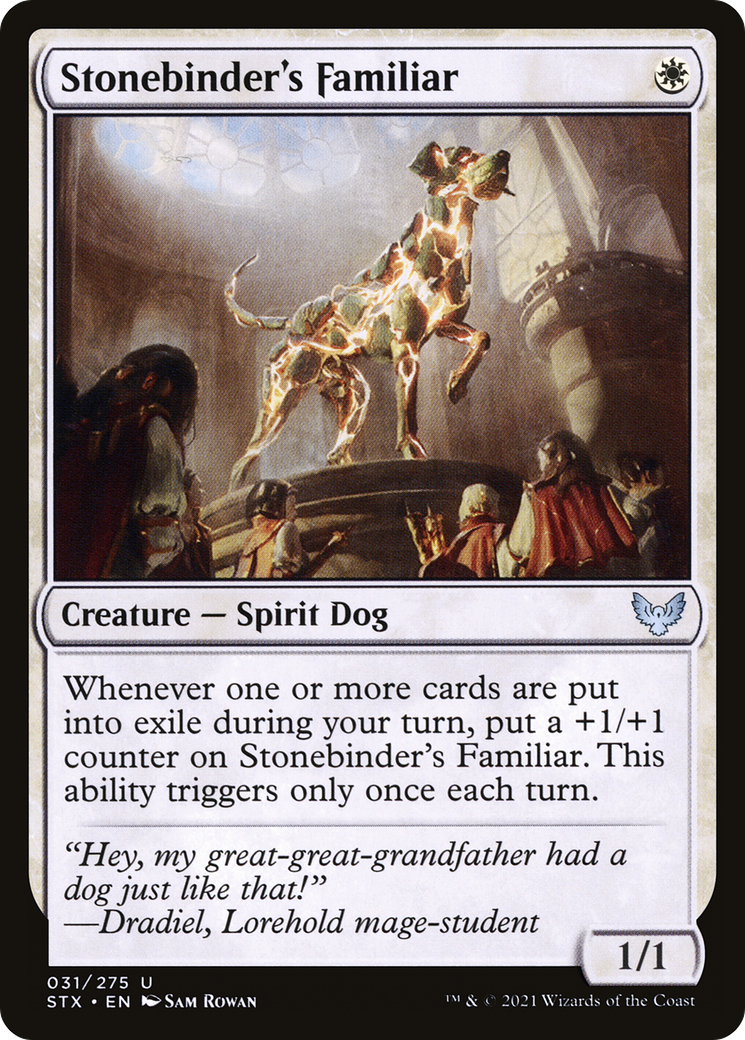 Stonebinder's Familiar (031) Foil - Strixhaven: School of Mages