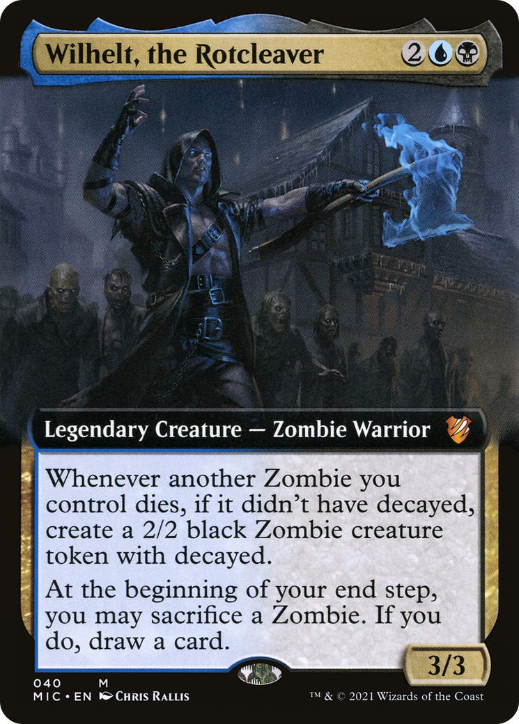 Wilhelt, the Rotcleaver (Extended Art) (040) - Midnight Hunt Commander
