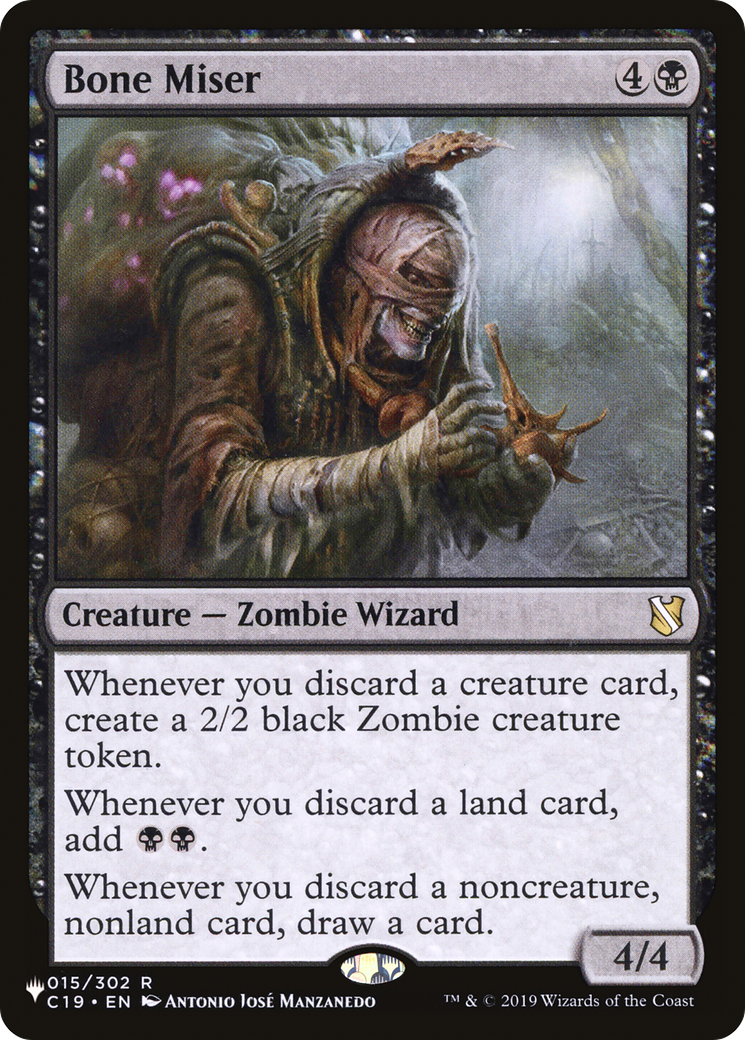 Bone Miser (C19-15) - The List