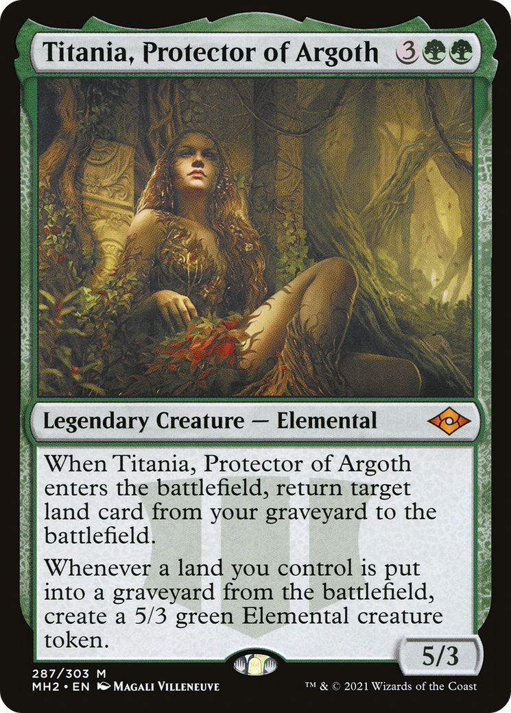Titania, Protector of Argoth (287) Foil - Modern Horizons 2