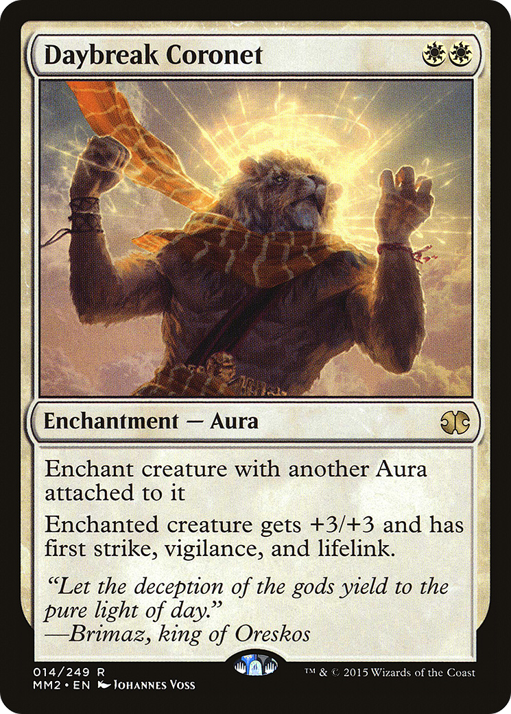 Daybreak Coronet (014) Foil - Modern Masters 2015