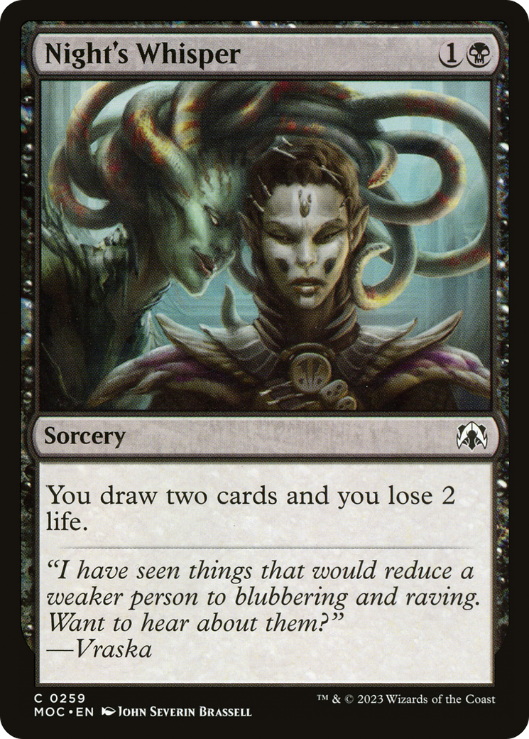 Night's Whisper (259) - March of the Machine Commander