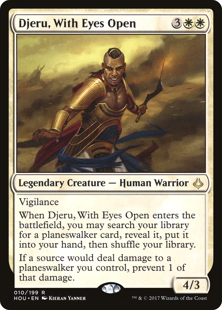 Djeru, With Eyes Open (010) Foil - Hour of Devastation