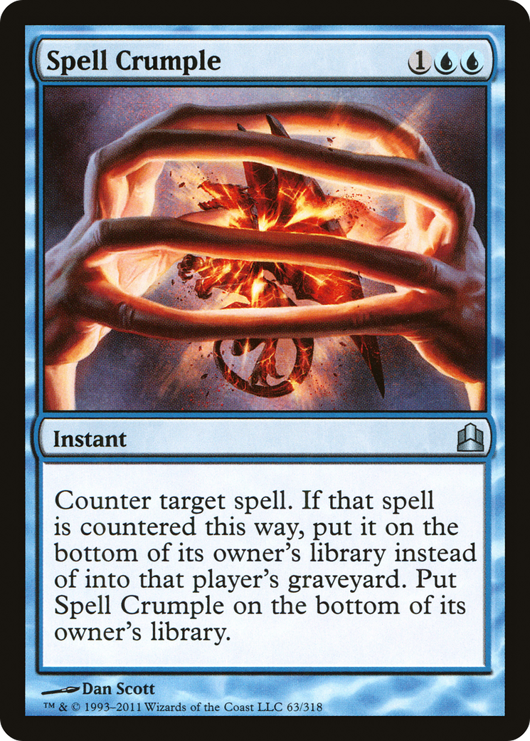 Spell Crumple (063) - Commander 2011
