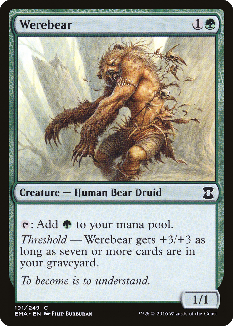 Werebear (191) Foil - Eternal Masters