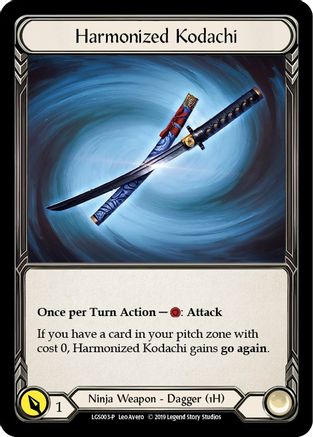Harmonized Kodachi (LGS003) (1st Edition) Cold Foil - FaB Promos