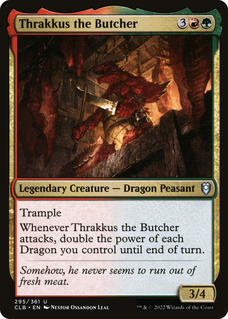Thrakkus the Butcher (295) - Commander Legends: Battle for Baldur's Gate