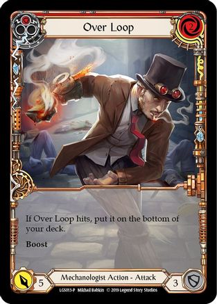 Over Loop (Red) - LGS013 (LGS013) 1st Edition - Flesh and Blood: Promo Cards