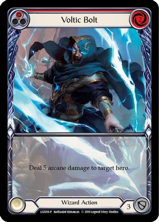 Voltic Bolt (Red) (LGS016) (1st Edition) - FaB Promos