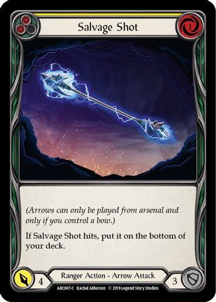 Salvage Shot (Yellow) (ARC067) (Unlimited Edition) Rainbow Foil - Arcane Rising
