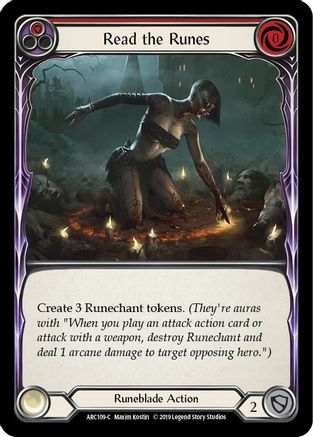 Read the Runes (Red) (ARC109) (Unlimited Edition) - Arcane Rising