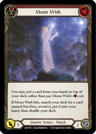 Moon Wish (Red) (ARC185) (Unlimited Edition) - Arcane Rising
