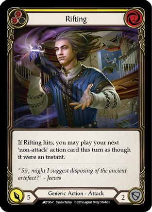 Rifting (Yellow) (ARC195) (Unlimited Edition) - Arcane Rising