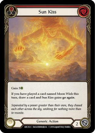 Sun Kiss (Red) (ARC212) (Unlimited Edition) Rainbow Foil - Arcane Rising