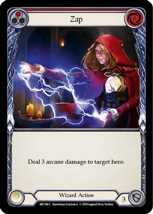 Zap (Red) (ARC144) (Unlimited Edition) Rainbow Foil - Arcane Rising