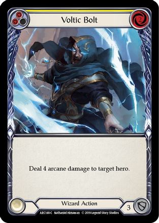 Voltic Bolt (Yellow) (ARC148) (Unlimited Edition) - Arcane Rising
