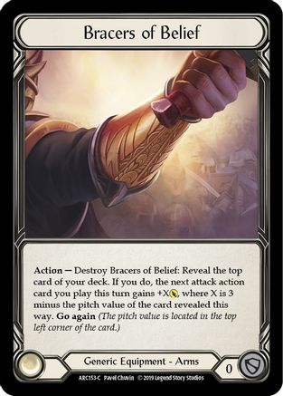 Bracers of Belief (ARC153) (1st Edition) - Arcane Rising