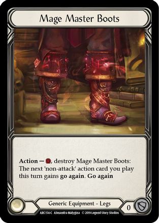 Mage Master Boots (ARC154) (1st Edition) - Arcane Rising