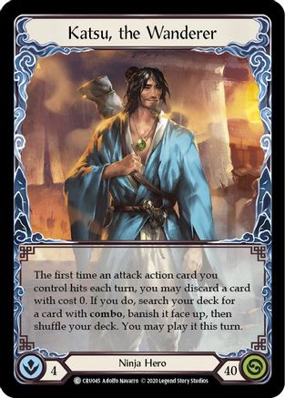 Katsu, the Wanderer (CRU045) (1st Edition) - Crucible of War