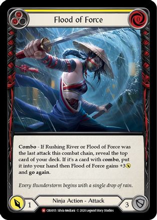 Flood of Force (CRU055) (Unlimited Edition) - Crucible of War