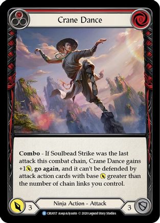 Crane Dance (Red) (CRU057) (Unlimited Edition) - Crucible of War
