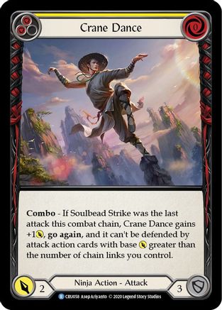 Crane Dance (Yellow) (CRU058) (1st Edition) - Crucible of War