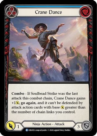 Crane Dance (Blue) (CRU059) (Unlimited Edition) - Crucible of War
