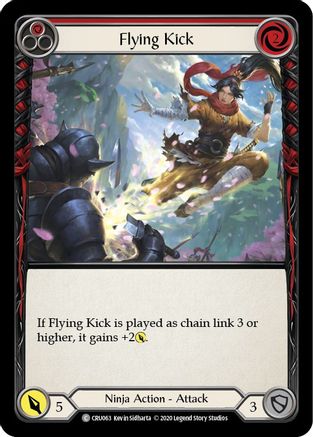 Flying Kick (Red) (CRU063) (Unlimited Edition) - Crucible of War