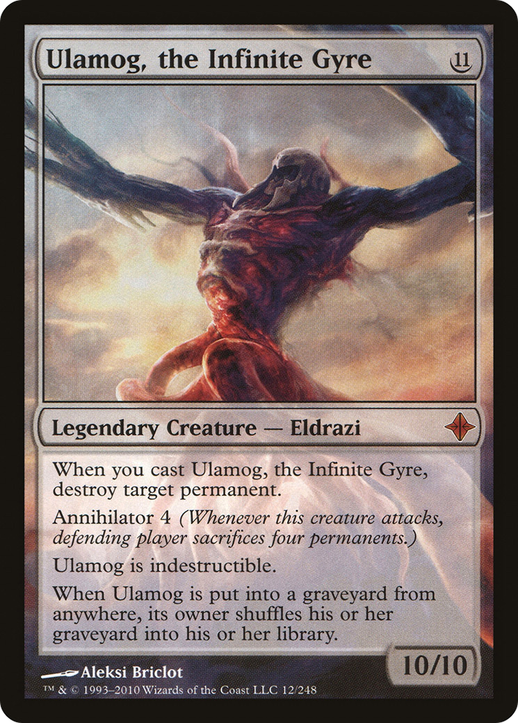 Ulamog, the Infinite Gyre (012) Foil - Rise of the Eldrazi